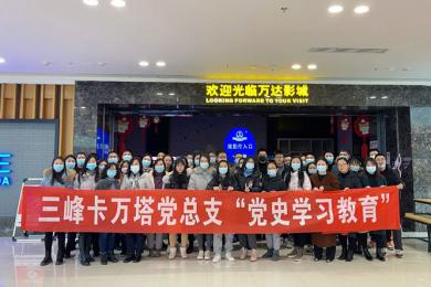 浩氣長存，英雄不朽 ——三峰卡萬塔黨總支組織觀看《長津湖之水門橋》
